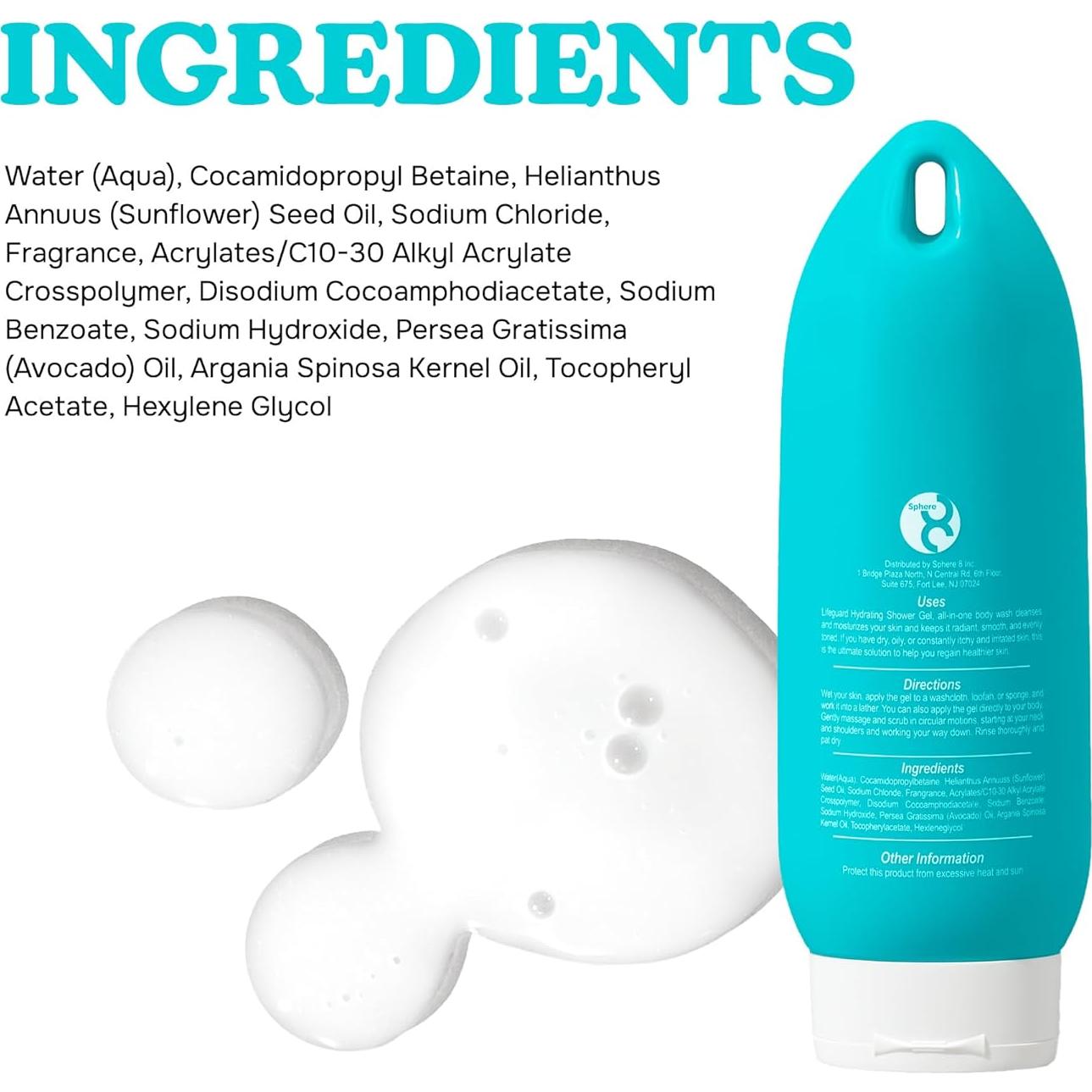 Gel de Ducha Todo en Uno Lifeguard 236.6 ml - Aroma a Higo Fresco