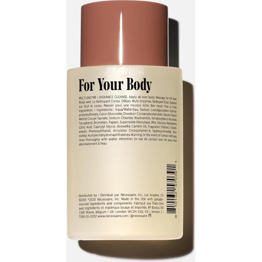 Gel de Ducha Natural Nécessaire Olibanum 100 ml - Piel Radiante