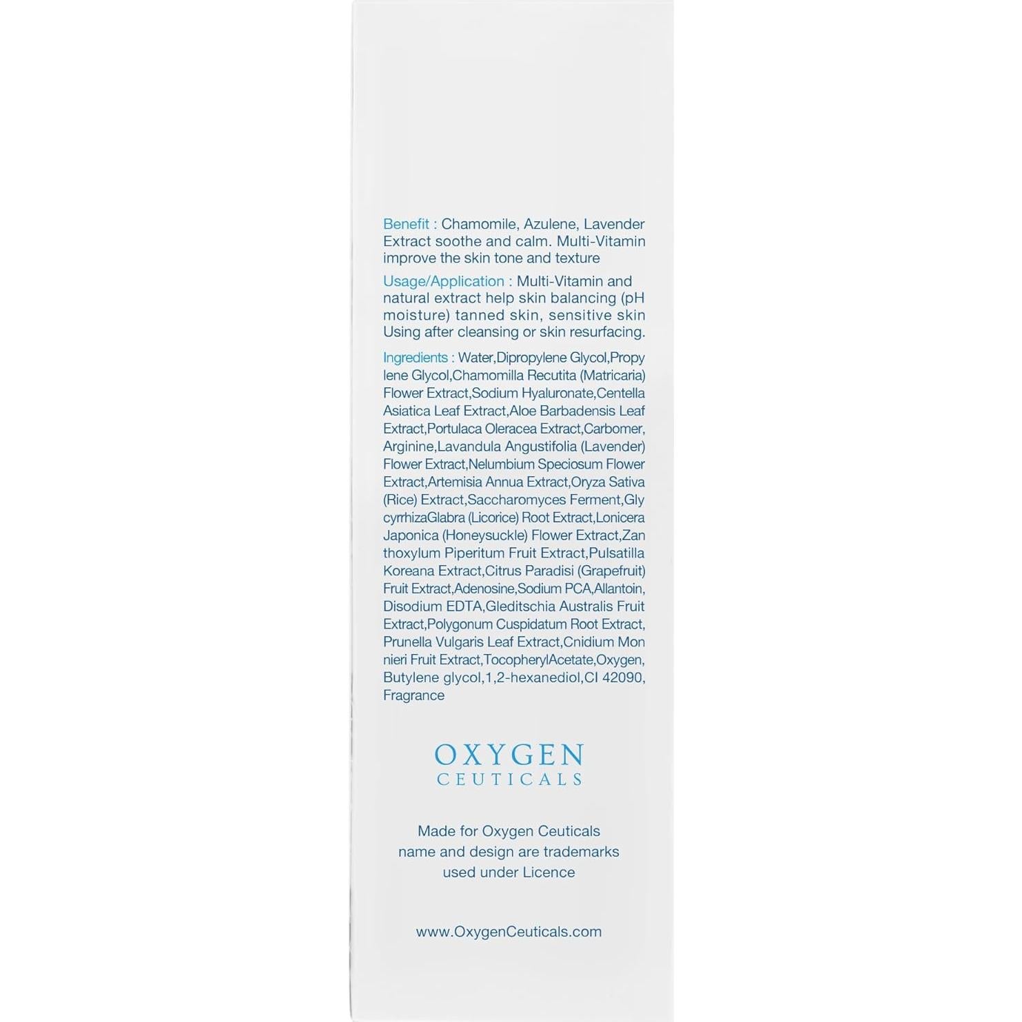 OxygenCeuticals Gel Tonificante 50ml - Hidratante Antienvejecimiento