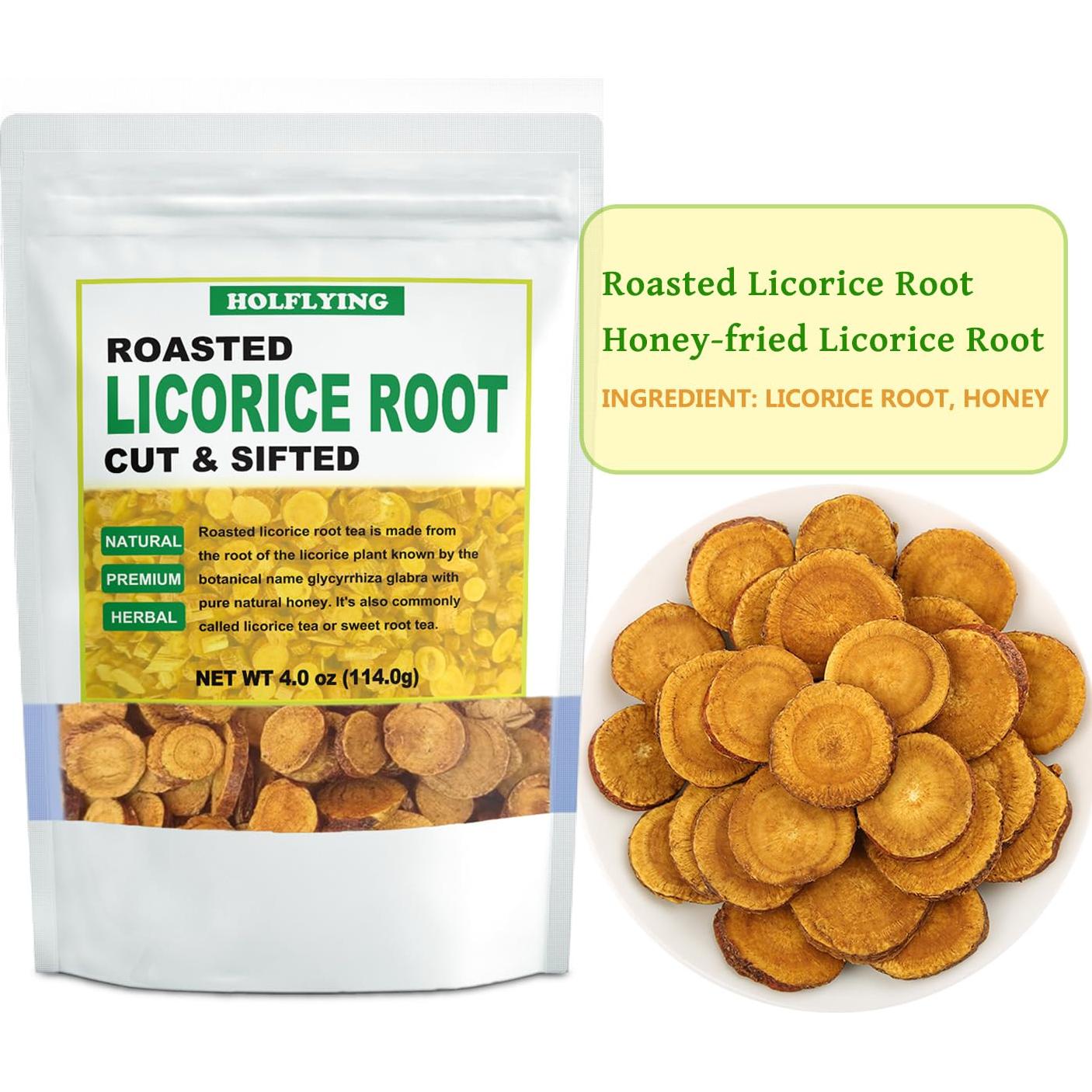 Té de Raíz de Regaliz Tostada Premium HOLFLYING 114g