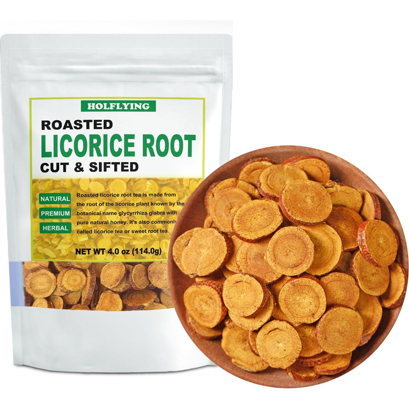 Té de Raíz de Regaliz Tostada Premium HOLFLYING 114g