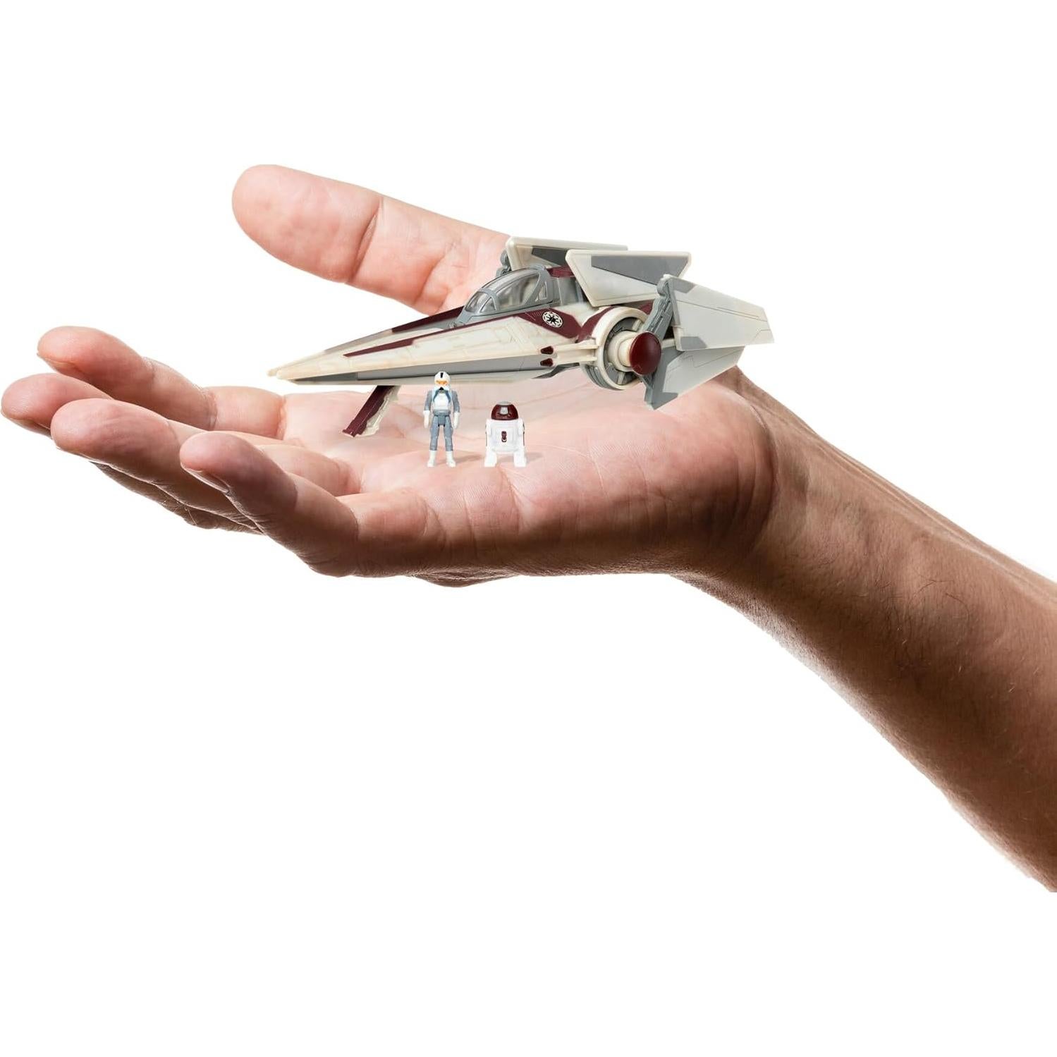 STAR WARS V-Wing Starfighter Jazwares 7,62 cm con Accesorios