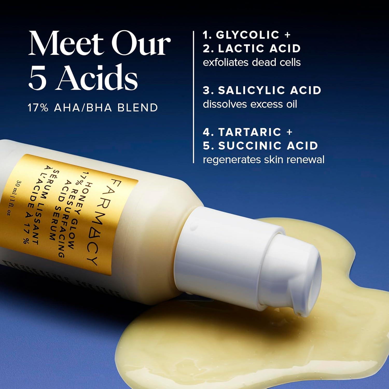 Suero Exfoliante Facial Farmacia Belleza 30ml AHA BHA Hidratante