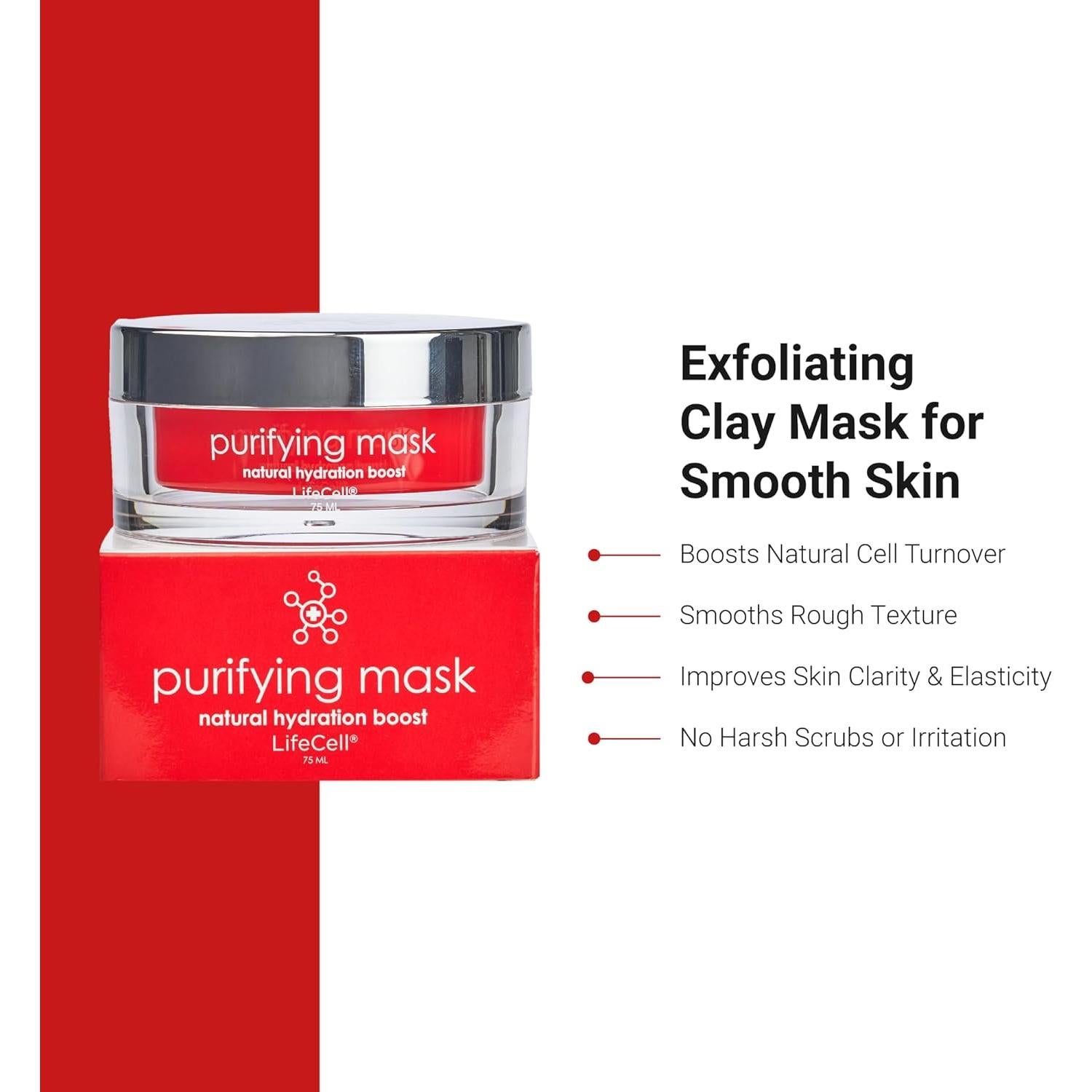 Mascarilla Purificante LifeCell 75ml - Limpieza Profunda Piel