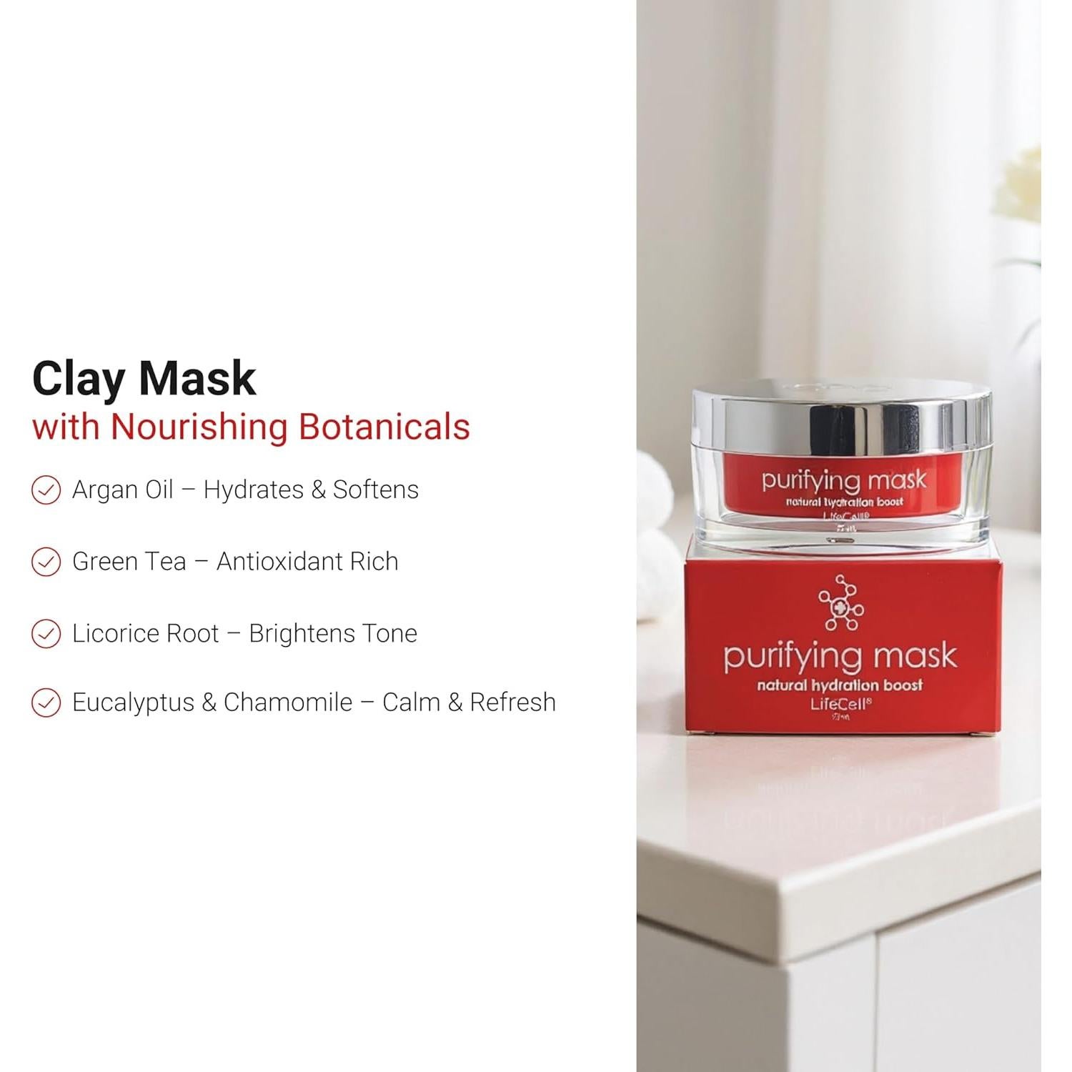 Mascarilla Purificante LifeCell 75ml - Limpieza Profunda Piel