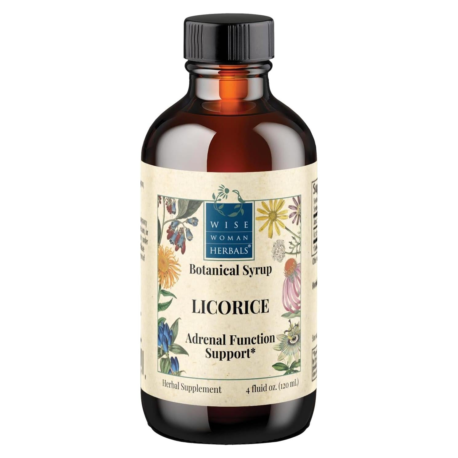 Jarabe Botánico de Regaliz Wise Woman Herbals 118 ml Sin Alcohol