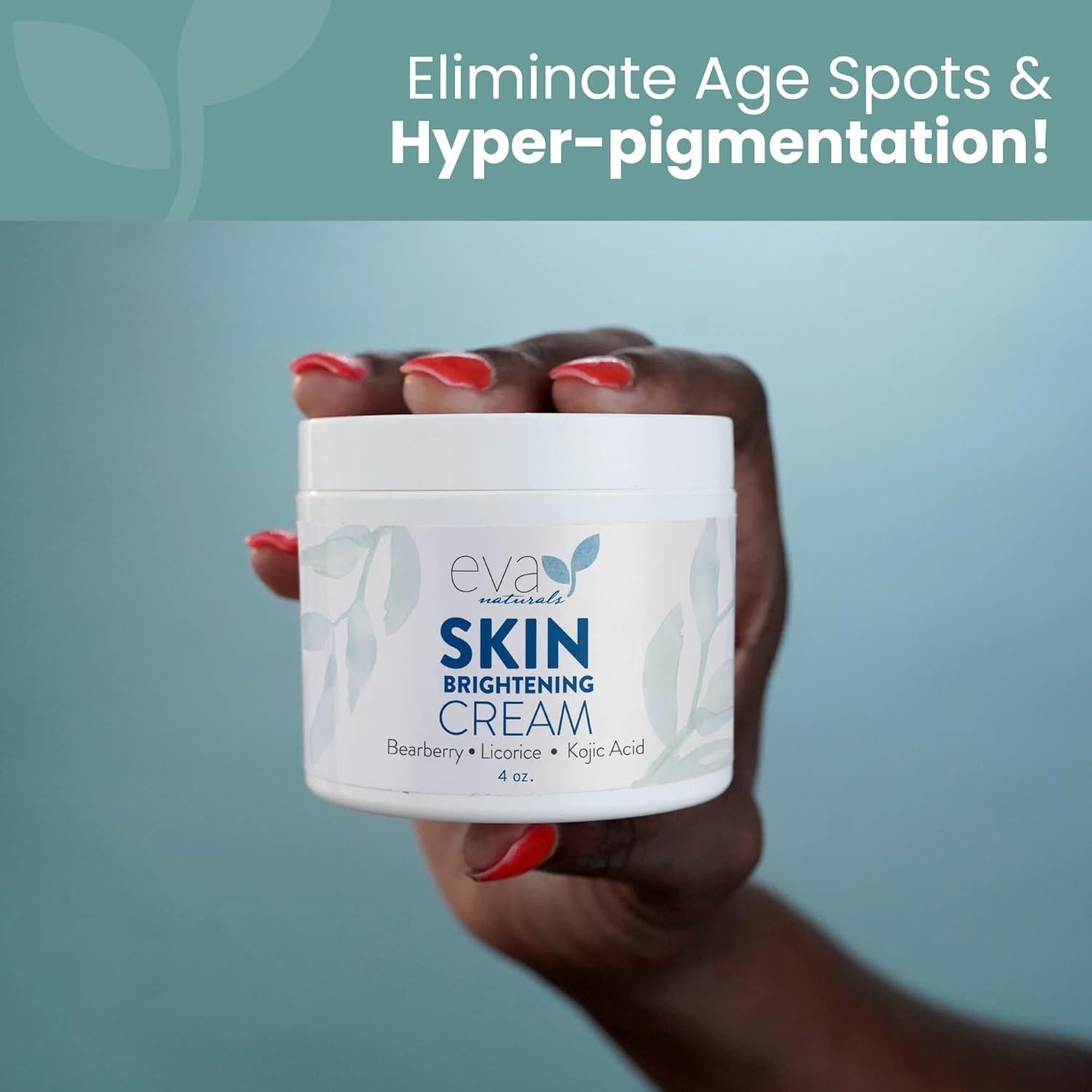 Crema Facial Aclaradora Eva Naturals - Ácido Kójico 113g