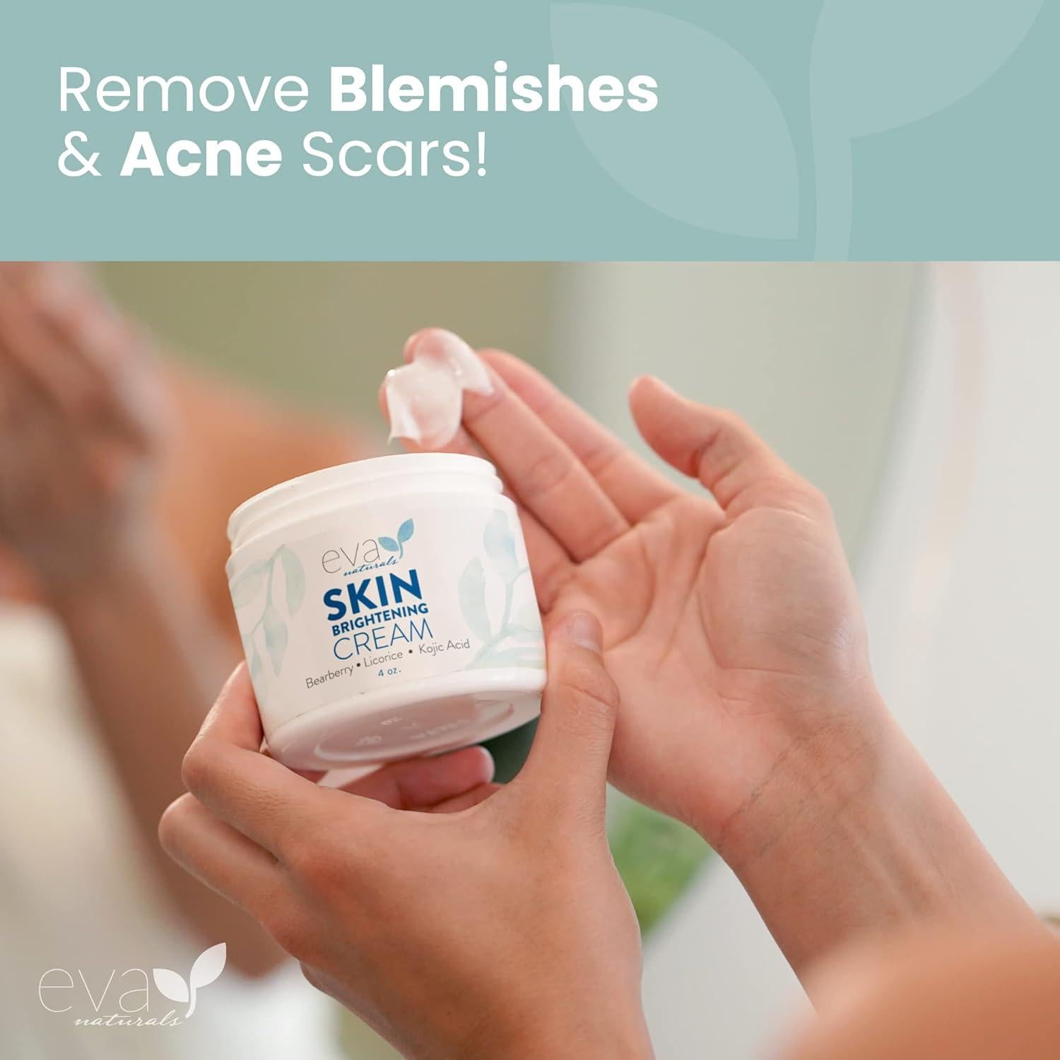 Crema Facial Aclaradora Eva Naturals - Ácido Kójico 113g