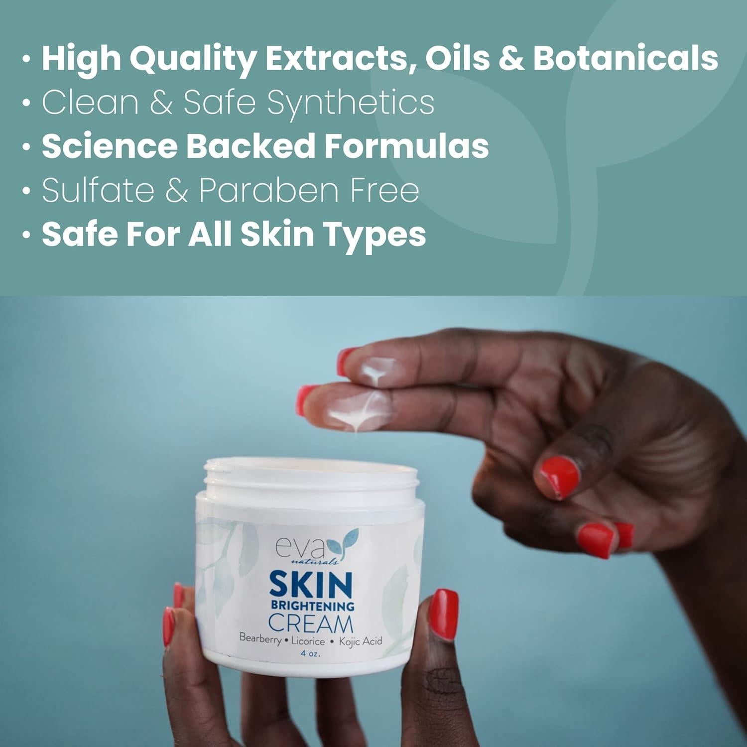 Crema Facial Aclaradora Eva Naturals - Ácido Kójico 113g