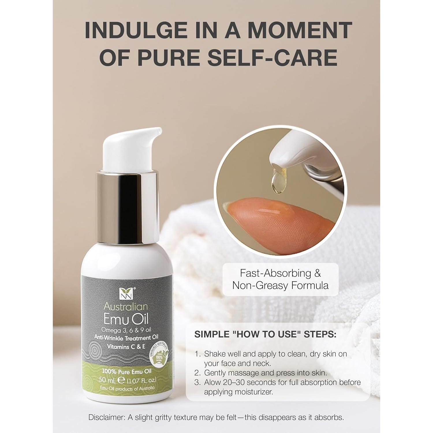 Suero Iluminador de Aceite de Emú Y-Not Natural 50ml