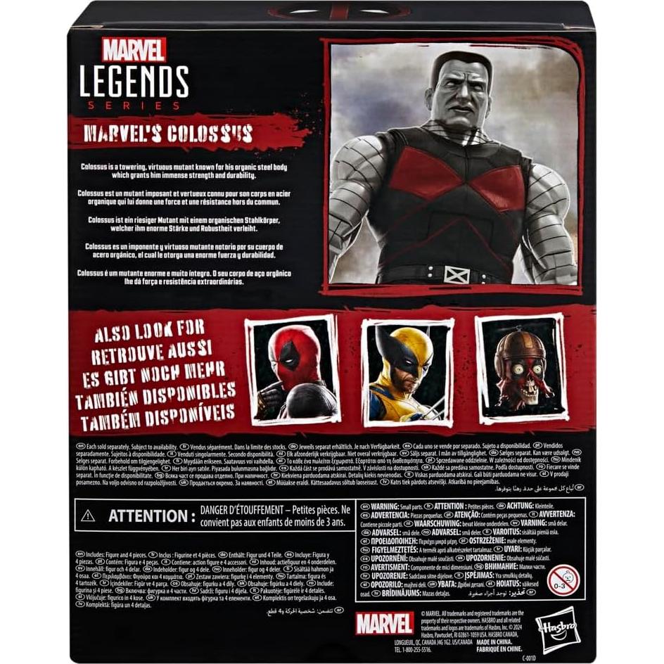 Figura de acción Coloso Marvel Legends Hasbro 15 cm Deluxe