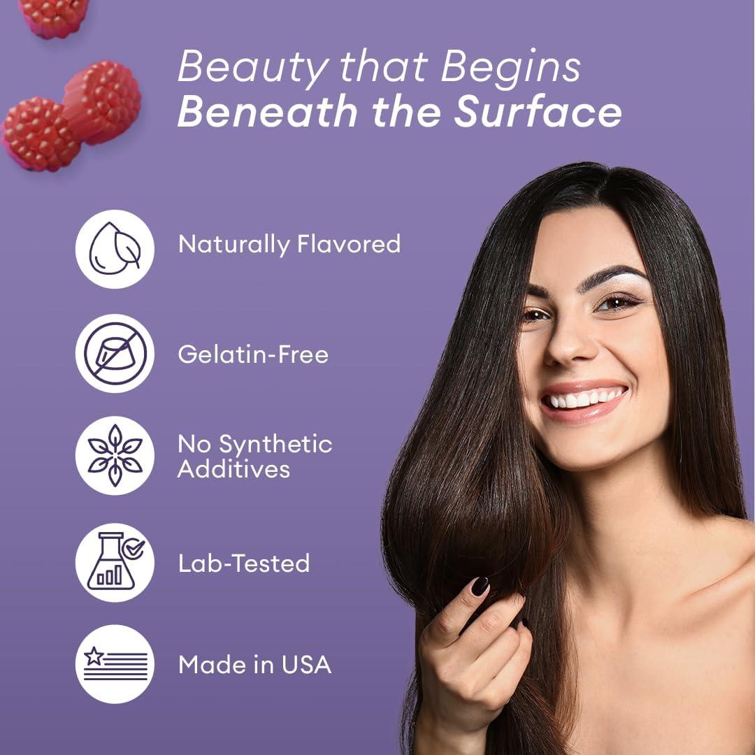 Gomitas de Biotina Allura 6000mcg para Cabello, Piel y Uñas