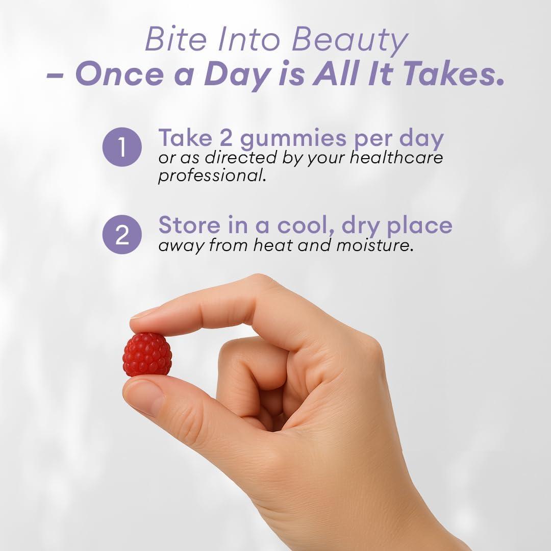 Gomitas de Biotina Allura 6000mcg para Cabello, Piel y Uñas