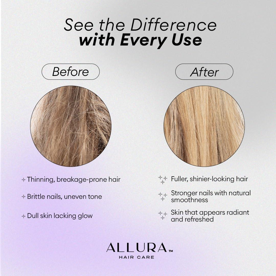 Gomitas de Biotina Allura 6000mcg para Cabello, Piel y Uñas