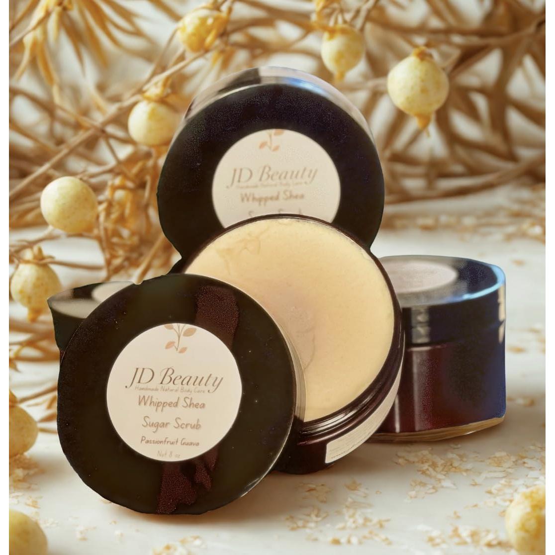 Exfoliante de Azúcar JD Beauty con Manteca de Karité 113g