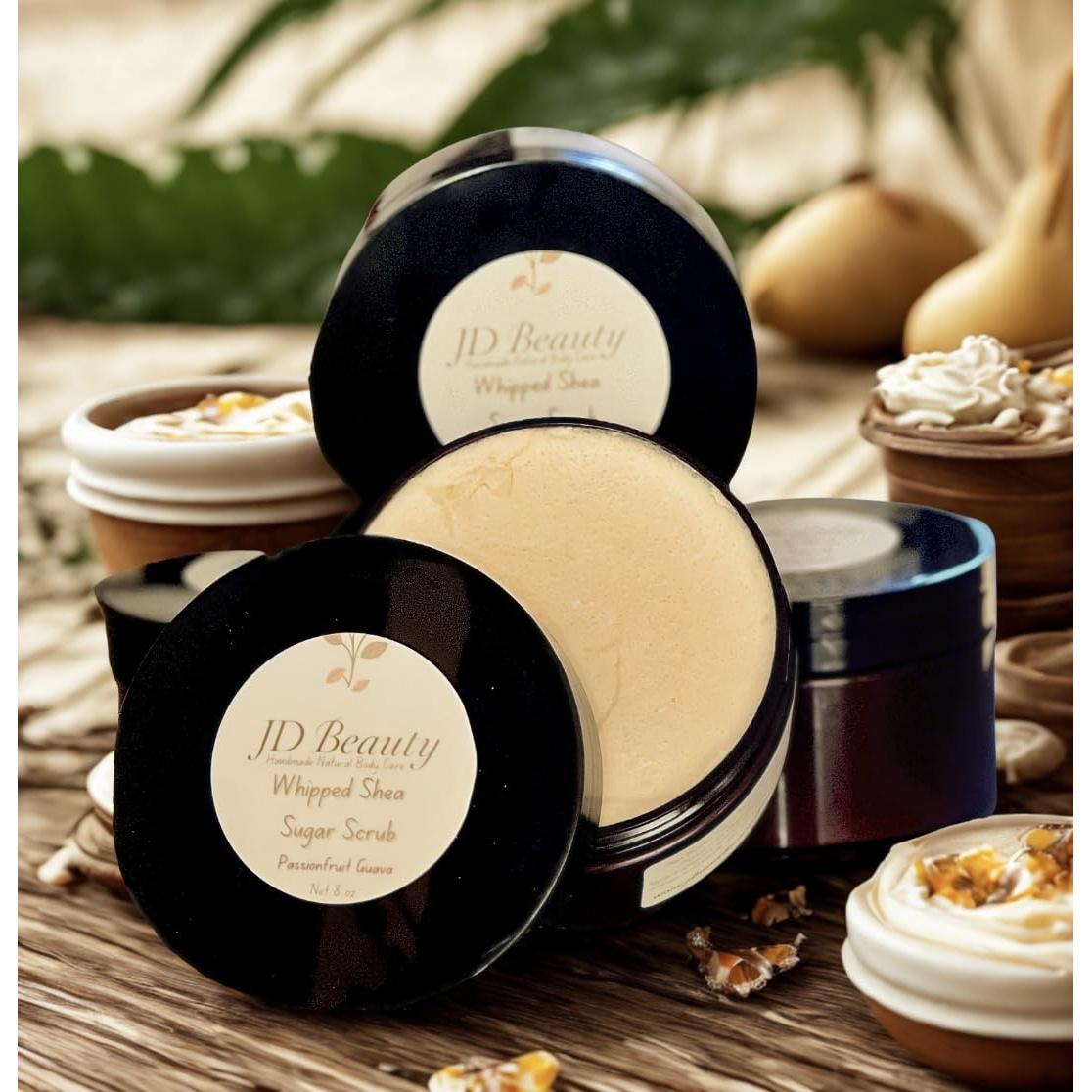 Exfoliante de Azúcar JD Beauty con Manteca de Karité 113g