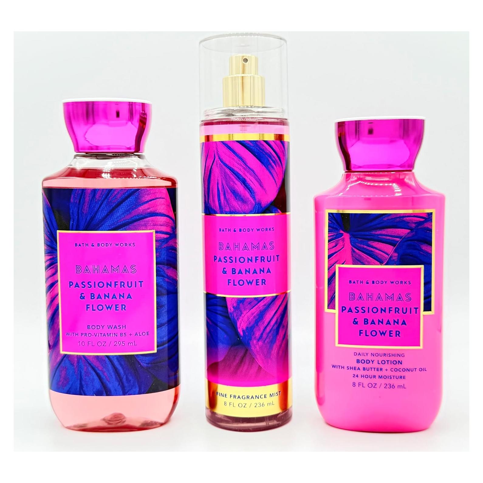 Paquete de baño Bath & Body Works 3 piezas Gel, Bruma y Loción