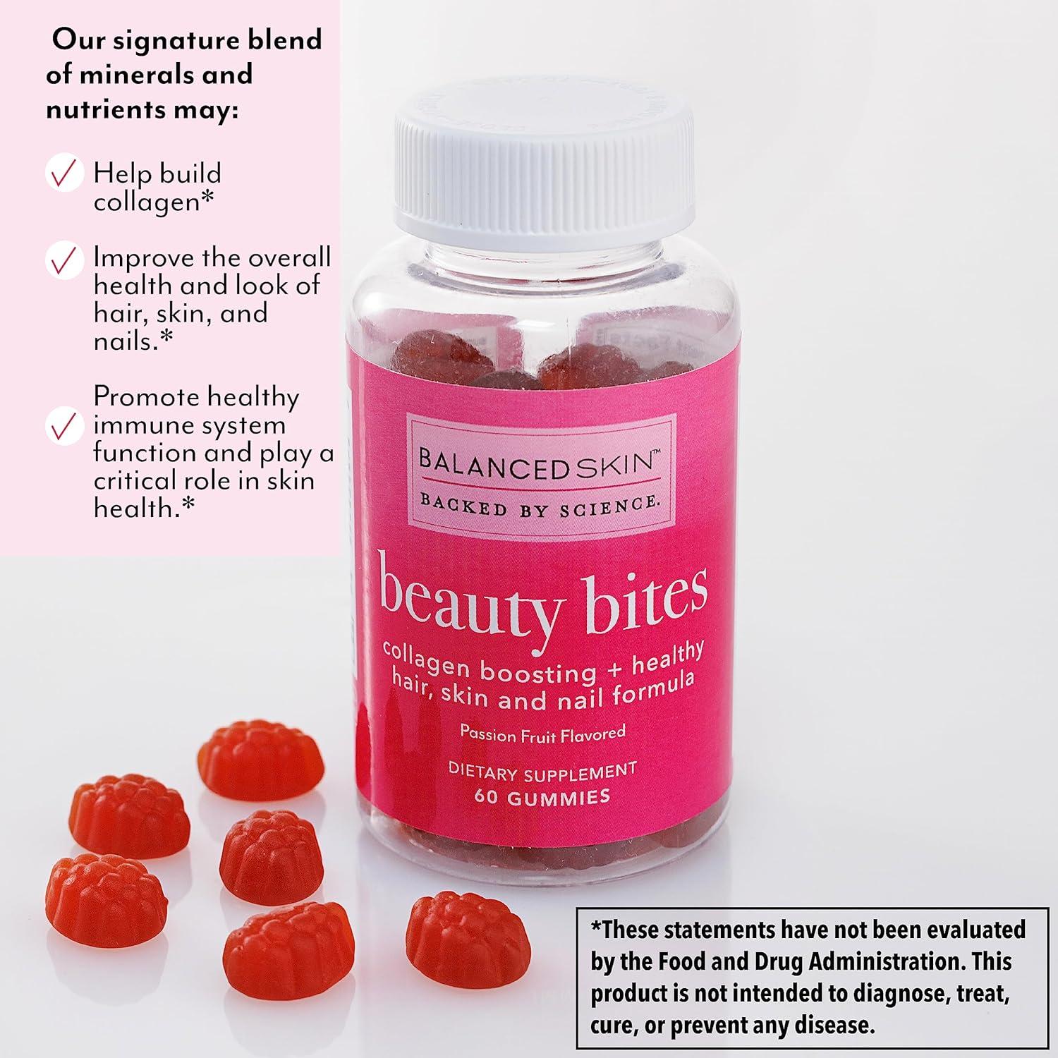 Vitaminas Gummy Biotina Beauty Bites 6000 mcg - Suplemento Cabello y Piel