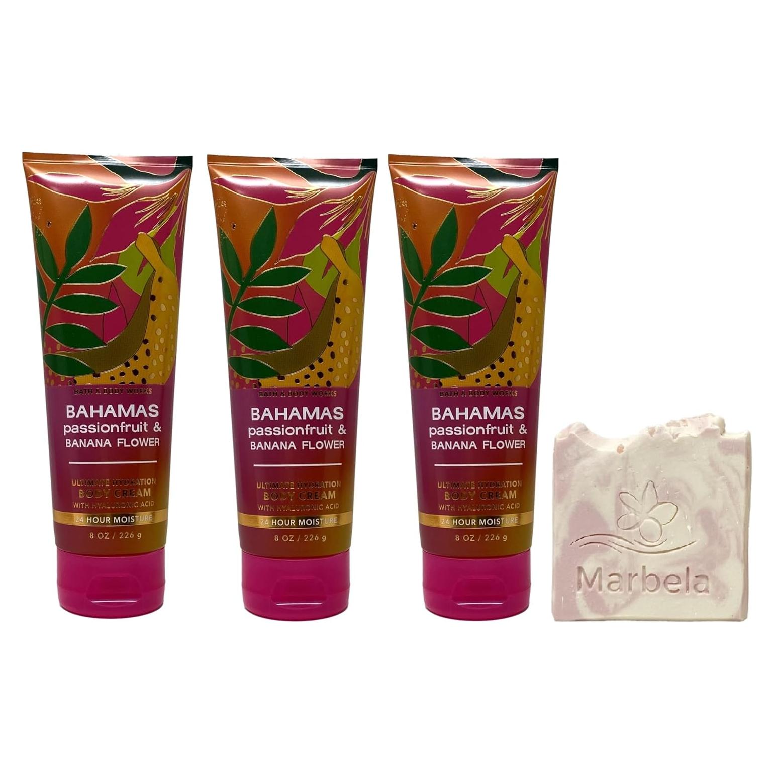 Crema Corporal Hidratante Bath & Body Works 3 Unidades Fruta de la Pasión