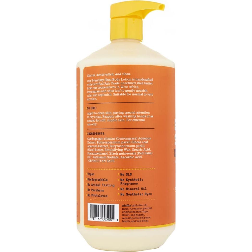 Loción Corporal Alaffia EveryDay Shea 946ml Sin Fragancia