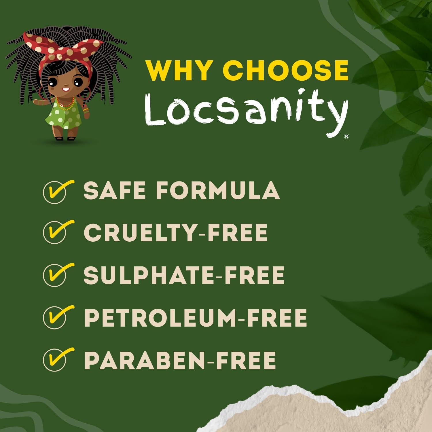 Spray Hidratante Diario Locsanity 236.6 ml para Locs Secos