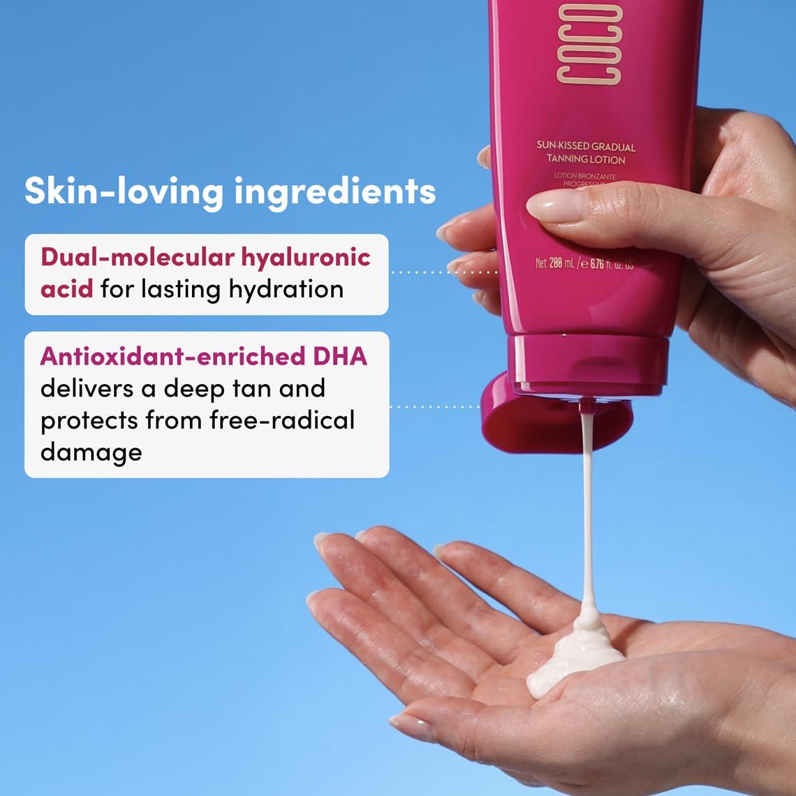 Coco & Eve Loción Bronceadora Gradual 199.5 ml - Hidratante