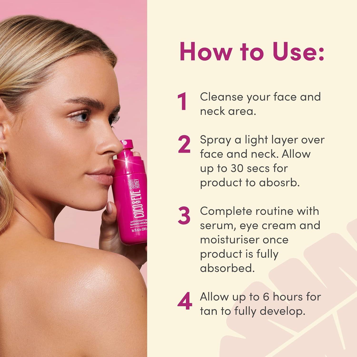 Coco & Eve Bruma Facial Bronceadora Antioxidante 75ml