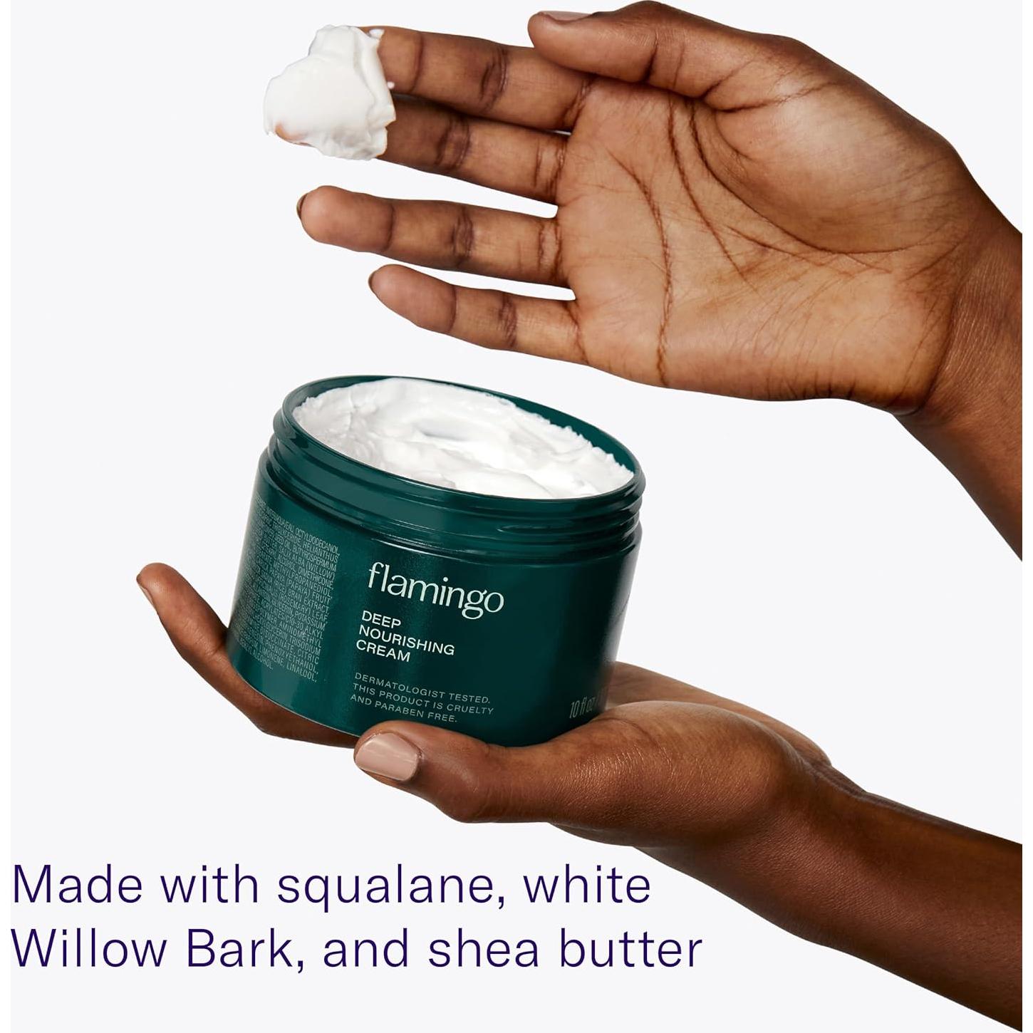 Crema Nutritiva Profunda Flamingo 295 ml - Hidratante 24 Horas