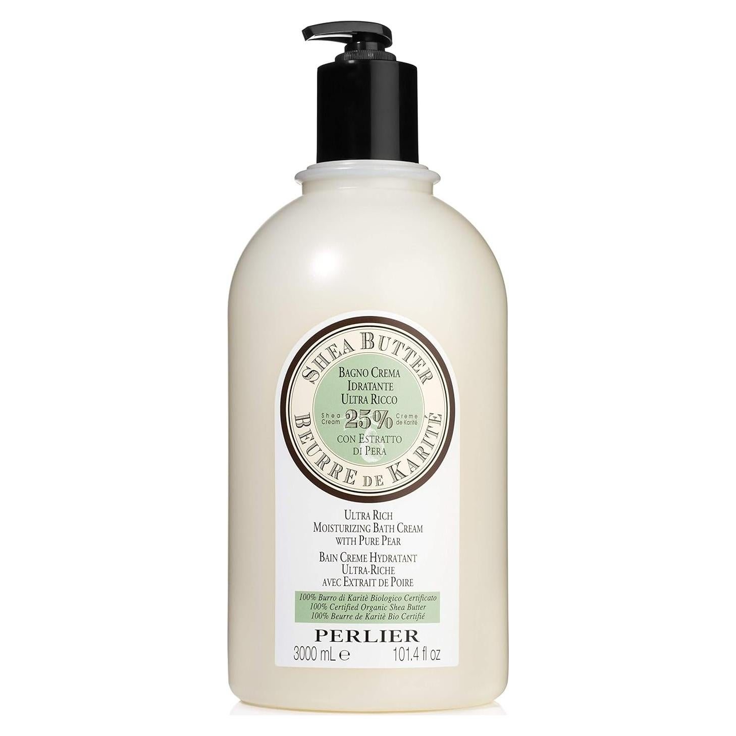 Crema de Baño y Ducha Perlier Manteca de Karité 3L Pera