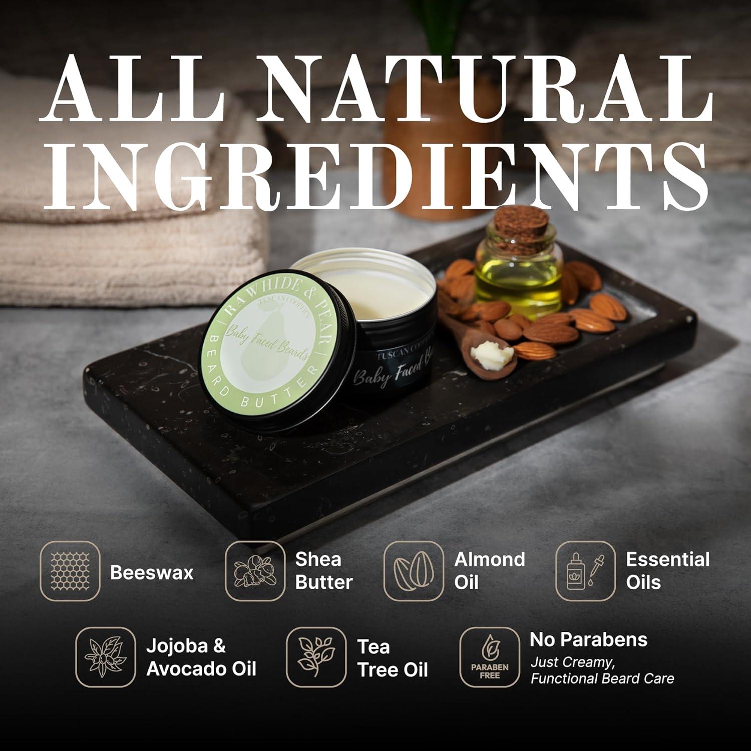 Mantequilla para Barbas Tuscan Cooper 113g - Aroma Cuero y Pera