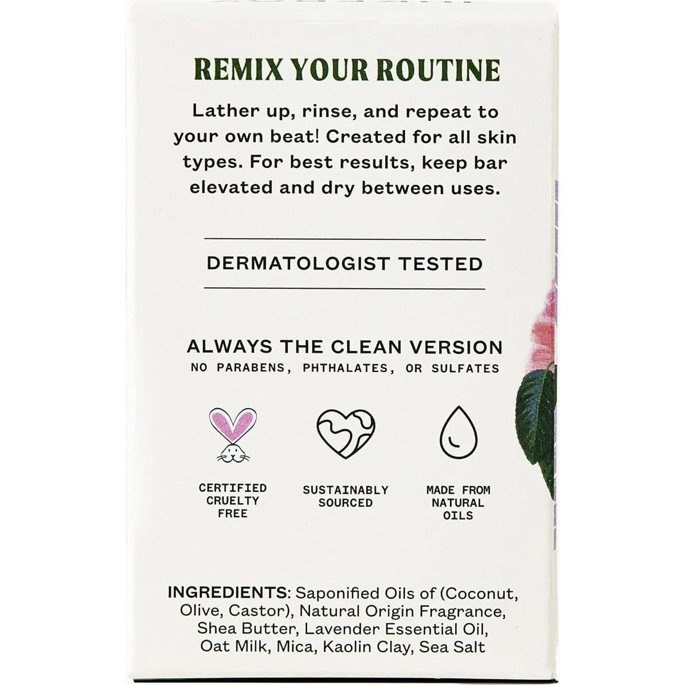 Jabón Natural Dr. Squatch 127g Aromas de Lavanda y Pera