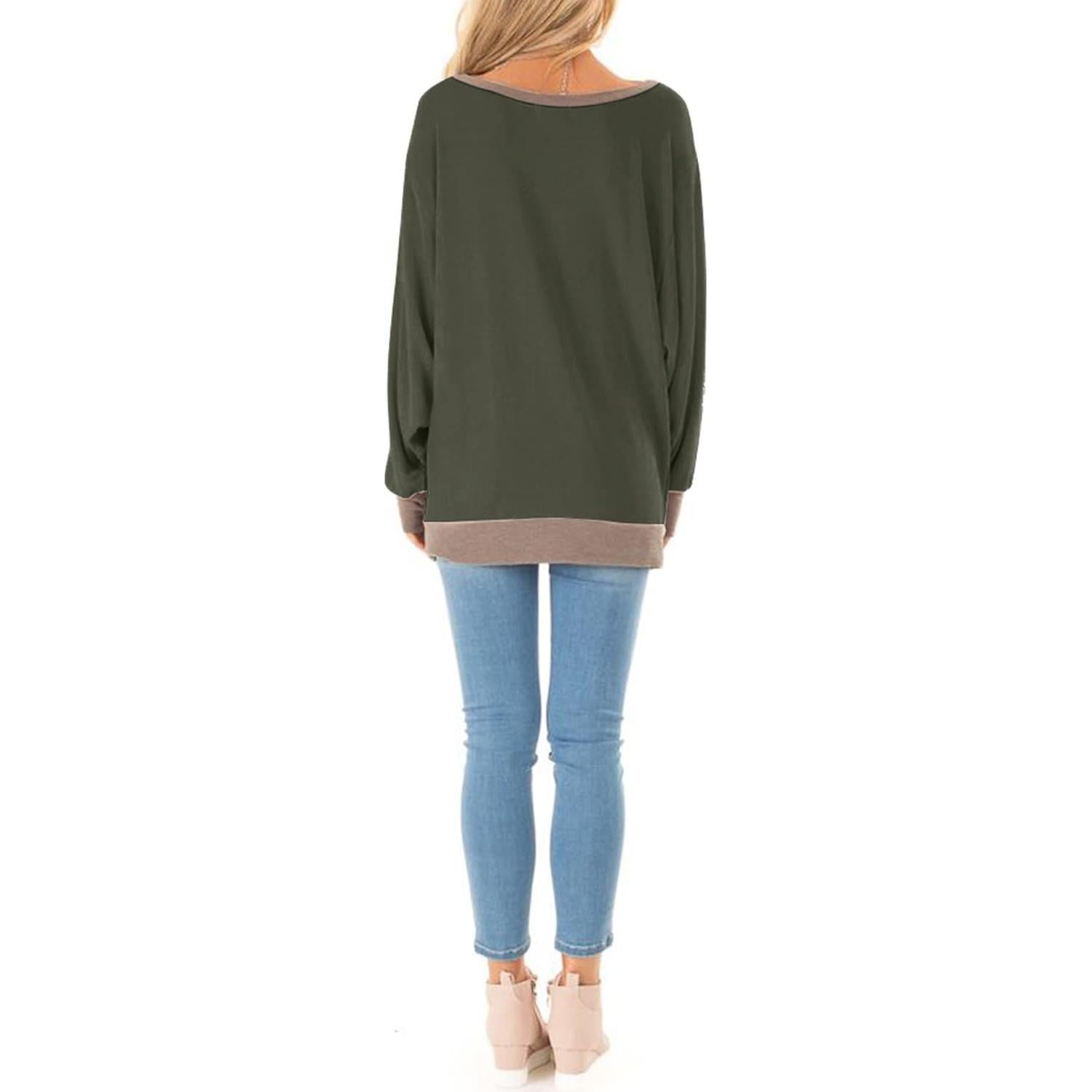 Top de Manga Larga Fallorchid Verde Ejército X-Large