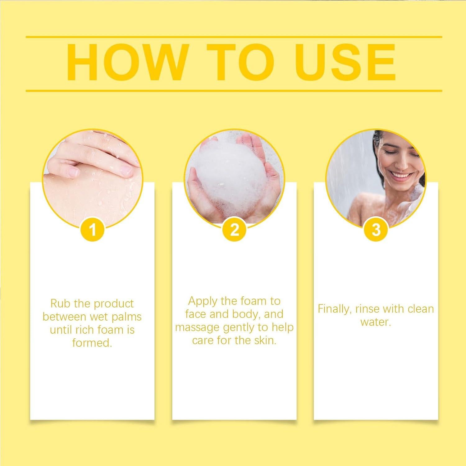 Jabón Natural de Persimón Japonés YUJIEEYAYD para Cara y Cuerpo