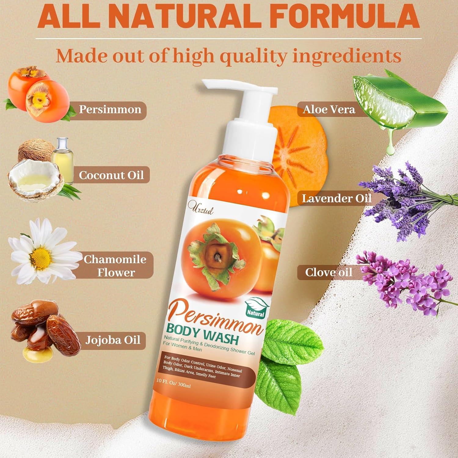 Jabón Líquido Desodorante URZTUL de Persimón 45g - Control Olores