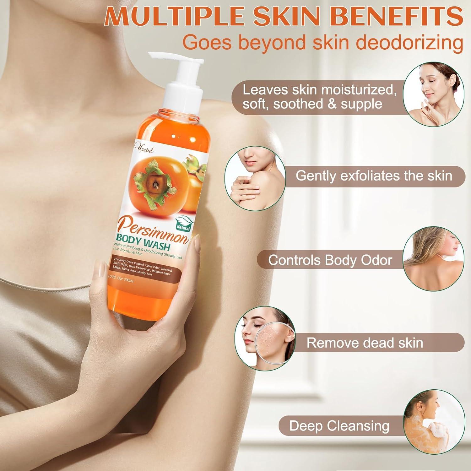 Jabón Líquido Desodorante URZTUL de Persimón 45g - Control Olores