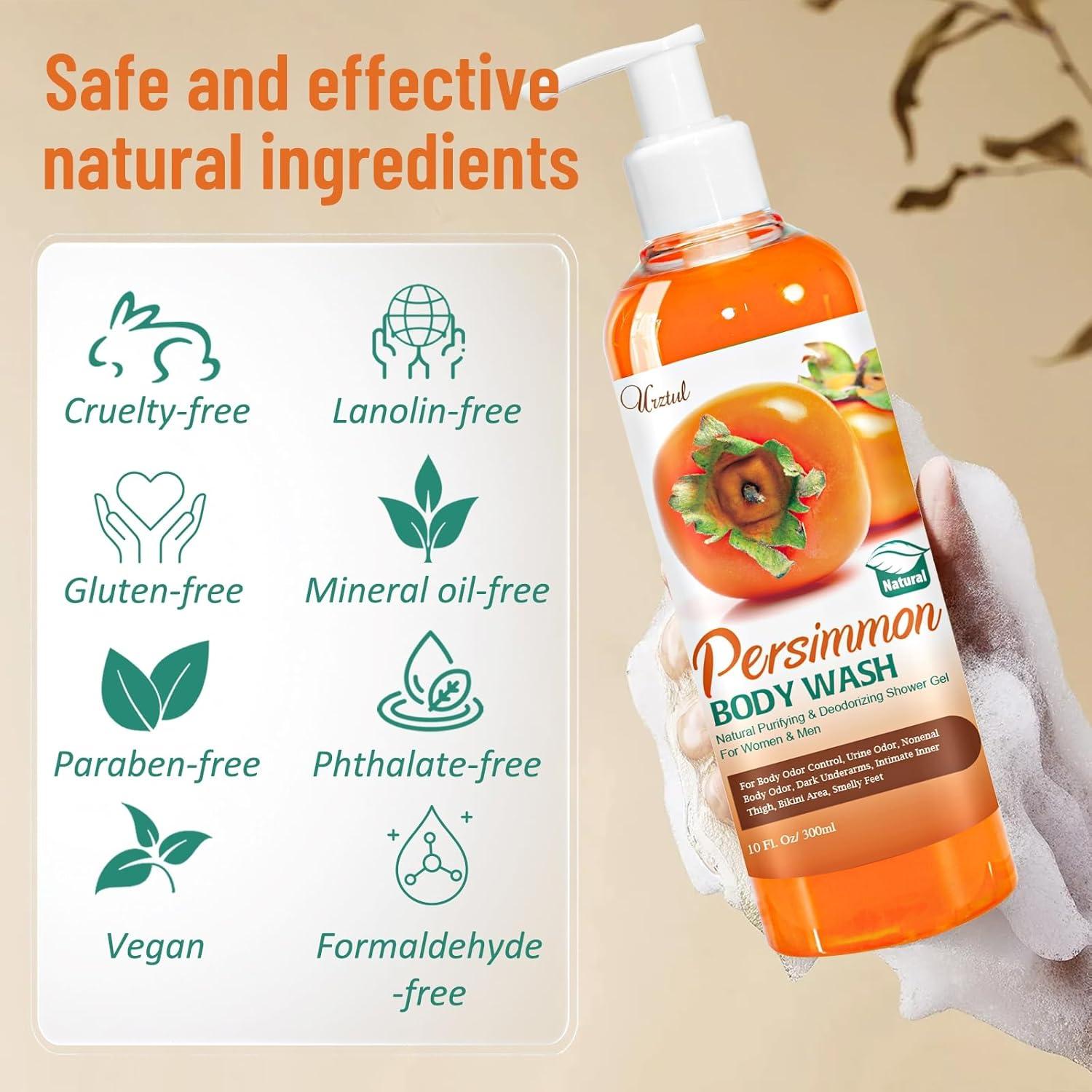 Jabón Líquido Desodorante URZTUL de Persimón 45g - Control Olores