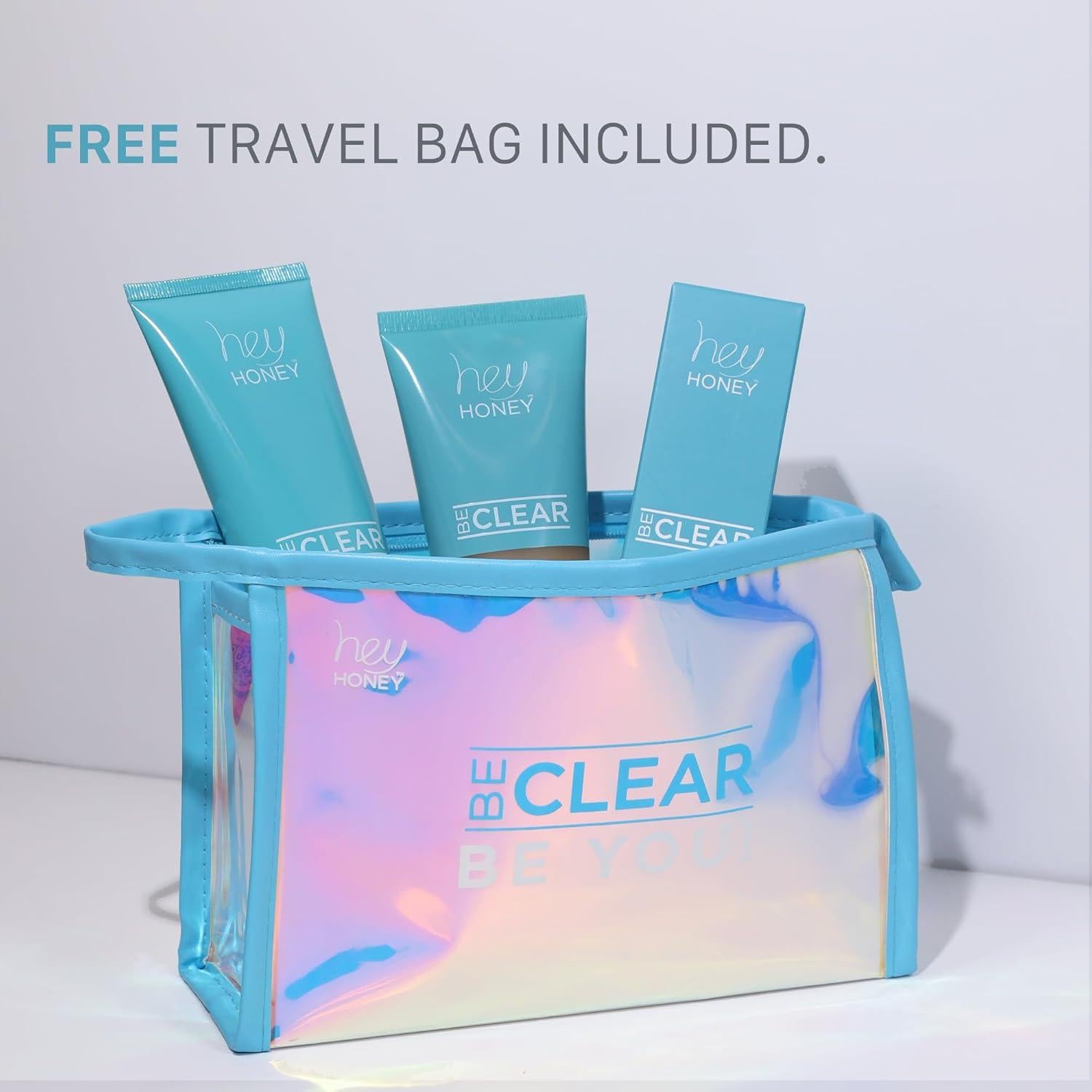 Rutina de Cuidado de Piel para Acné Hey Honey - 4 Productos