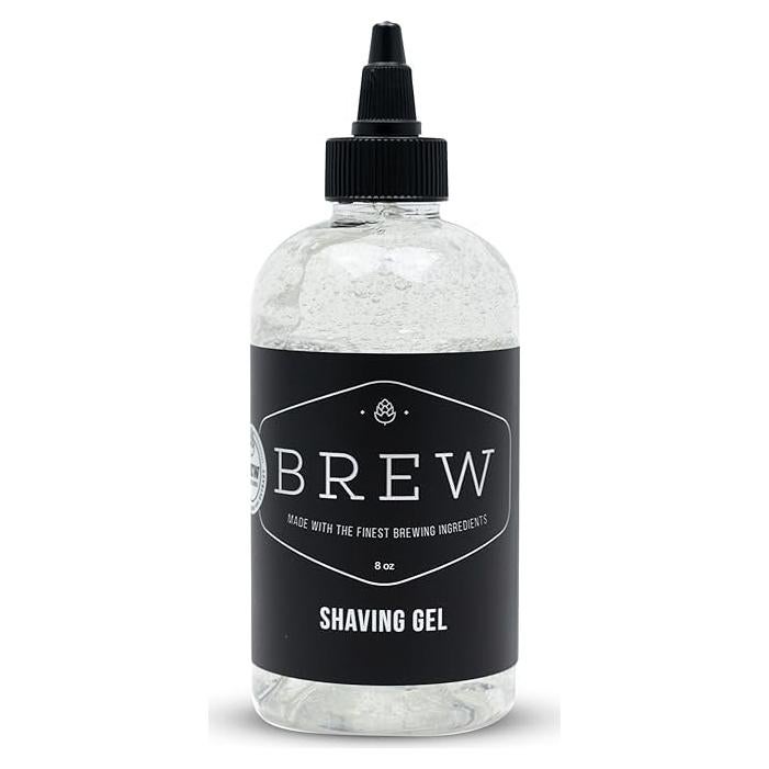 Gel de Afeitar Transparente Brew Grooming 236 g - Suave y Nutritivo