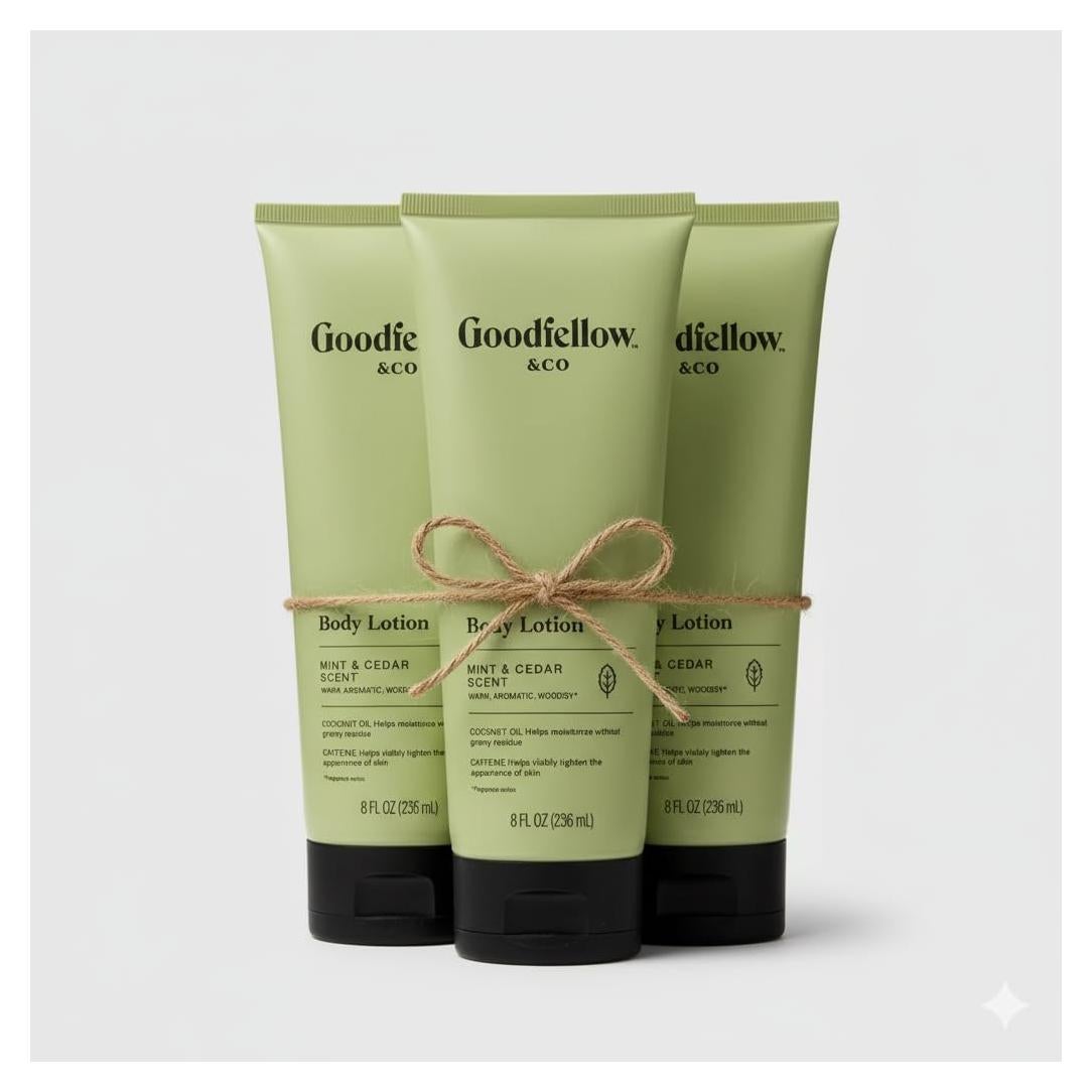 Loción Corporal Goodfellow & Co - Menta Marroquí y Cedro 3x236ml