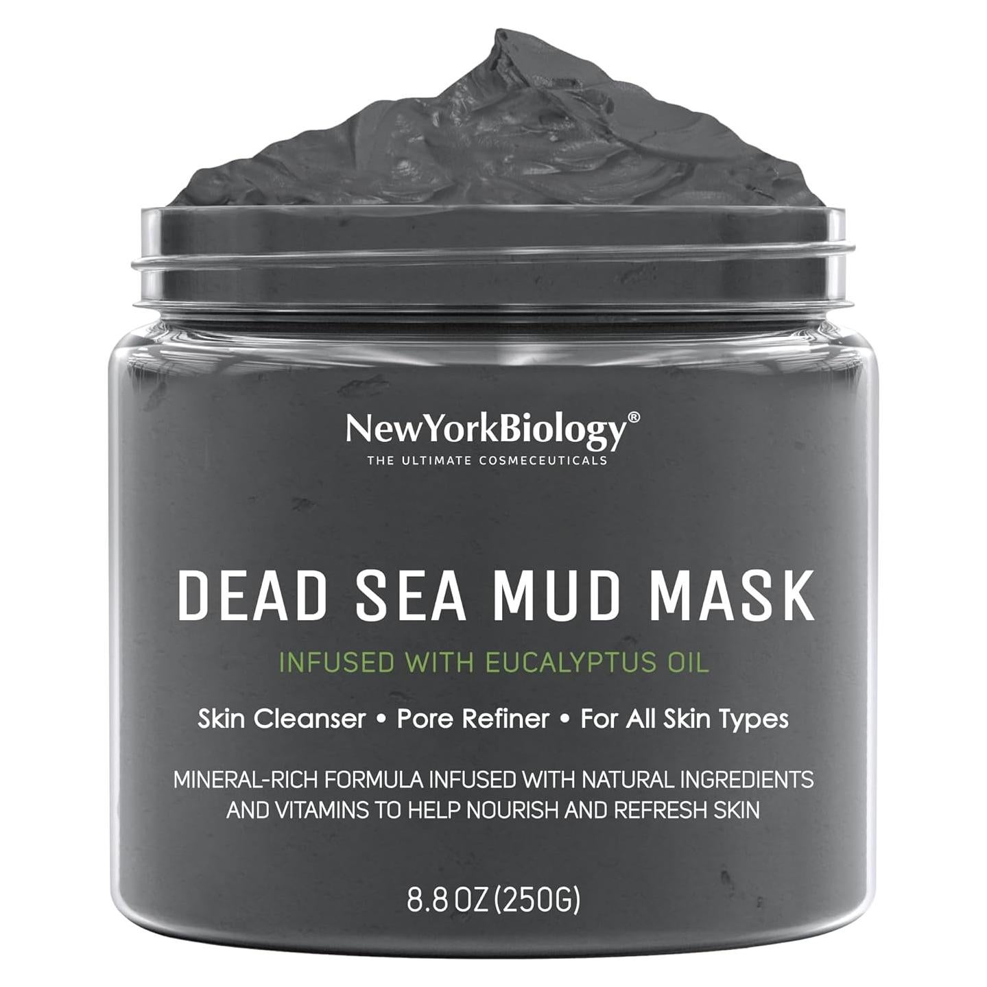 Mascarilla de barro del Mar Muerto New York Biology 248 g Eucalipto