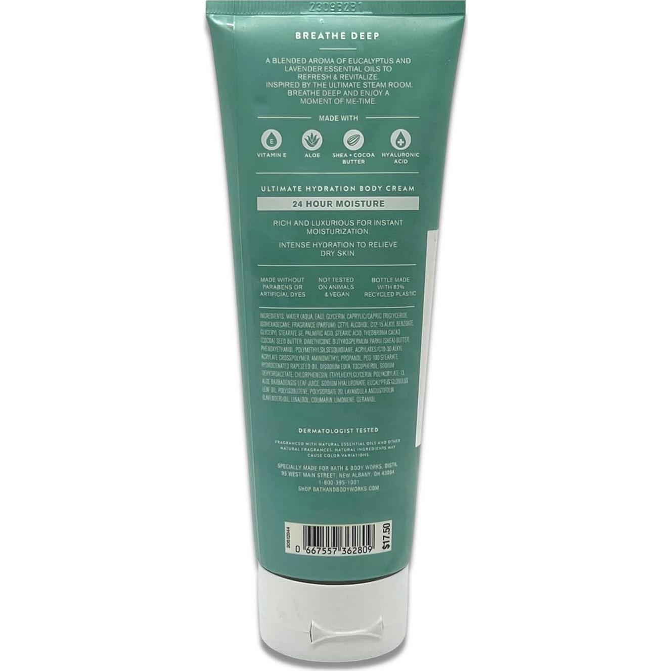 Crema Corporal Aromaterapia Eucalipto & Lavanda 2x226g - Bath & Body Works