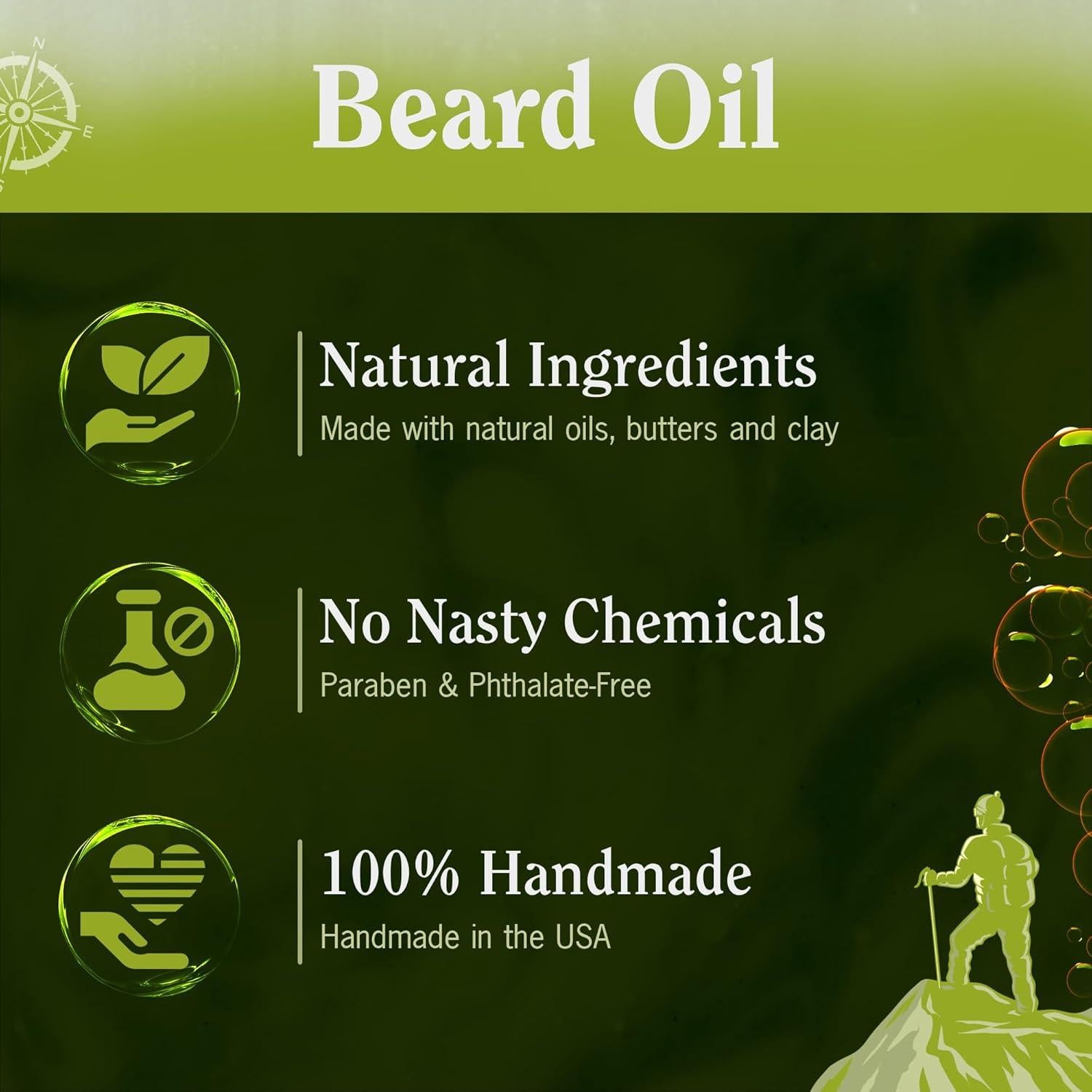 Aceite para Barba Compass Soap The Journey 29.57 ml Natural