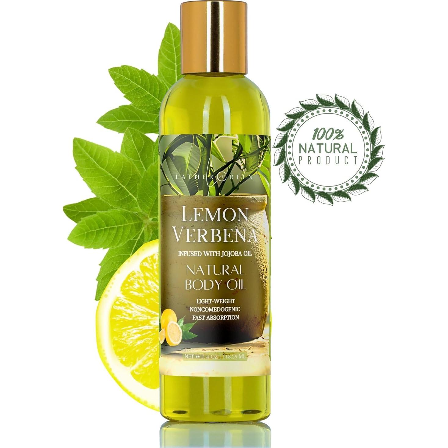 Aceite Corporal Natural Lather Green Verbena de Limón 240 ml