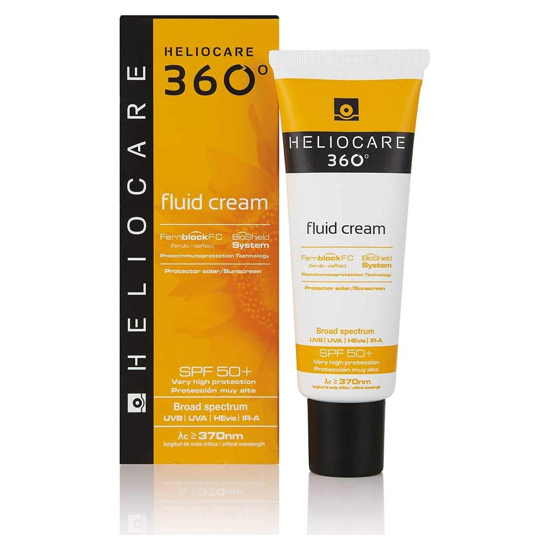 Heliocare 360 Crema Fluida SPF50+ 50ml - Protector Solar Facial Hidratante