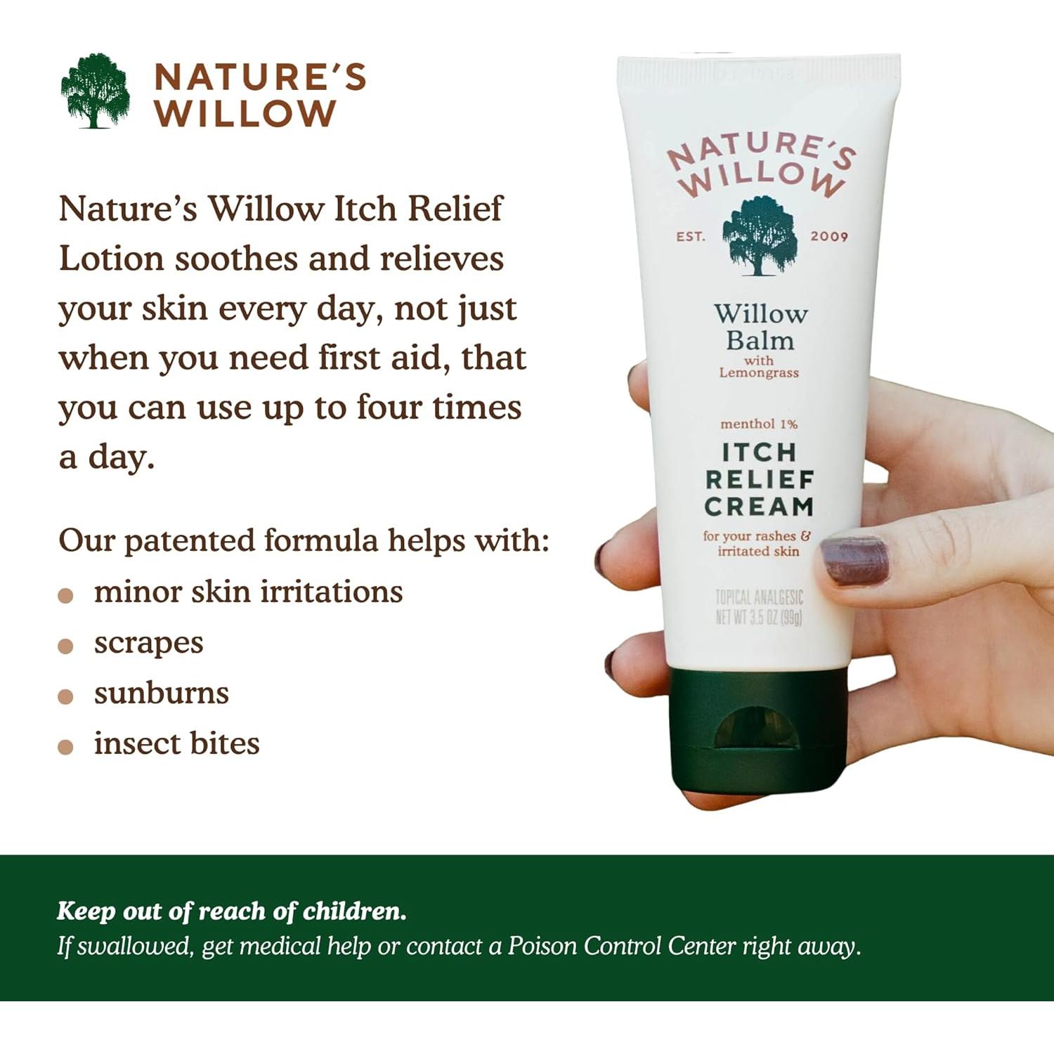 Loción Antipicazón Nature's Willow 226.8g - Natural