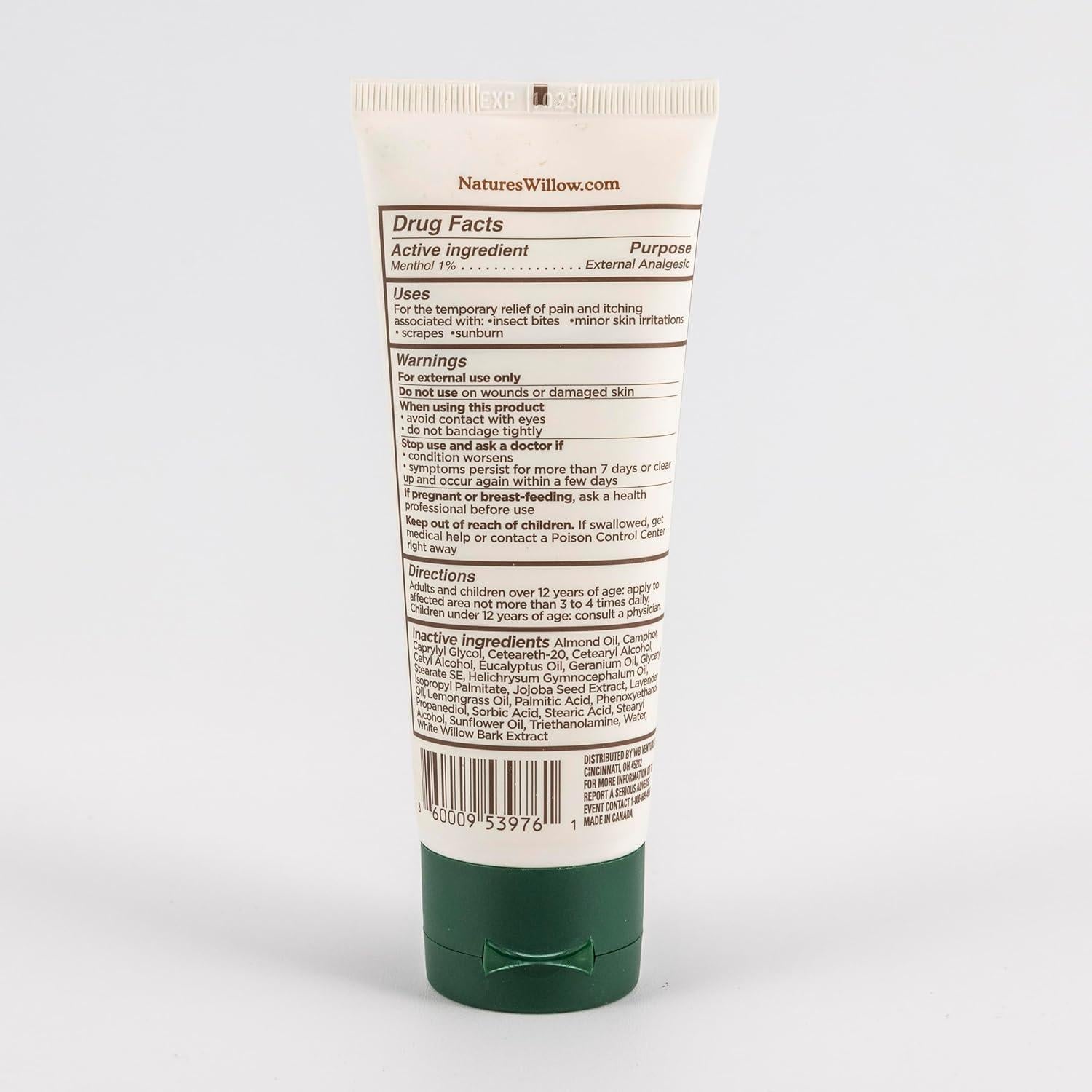 Loción Antipicazón Nature's Willow 226.8g - Natural