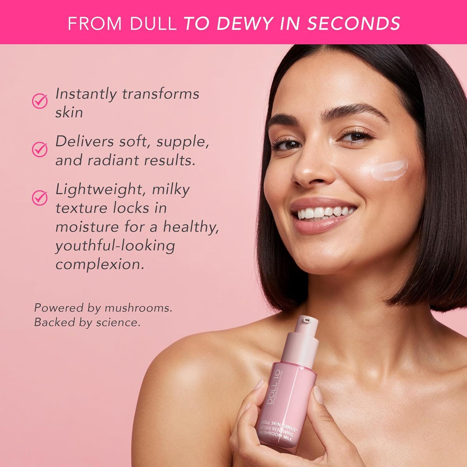 Leche Facial Hidratante Doll 10 Reishi 30 Días Antienvejecimiento