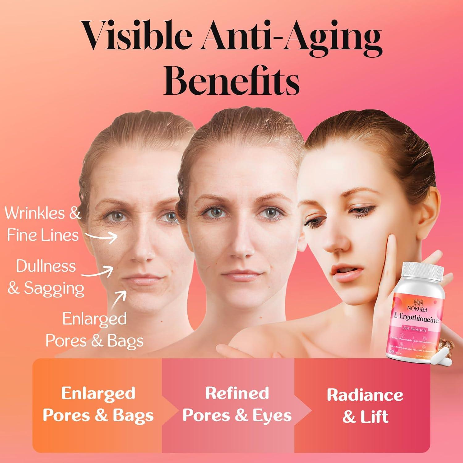 Suplemento Nobuka L-Ergothioneina 120 Cápsulas Veganas