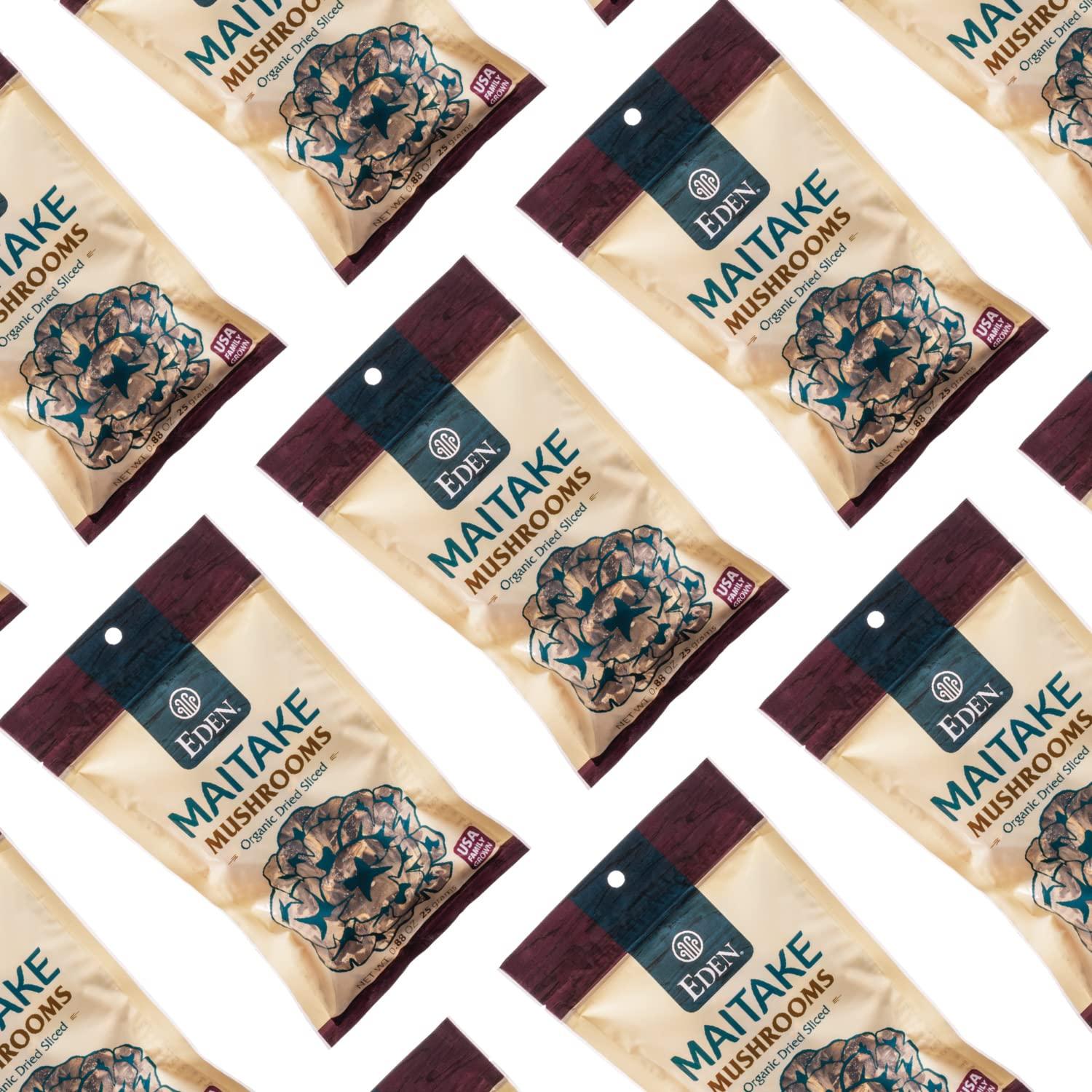 Champiñones Maitake Orgánicos Eden Secos en Rodajas 25g