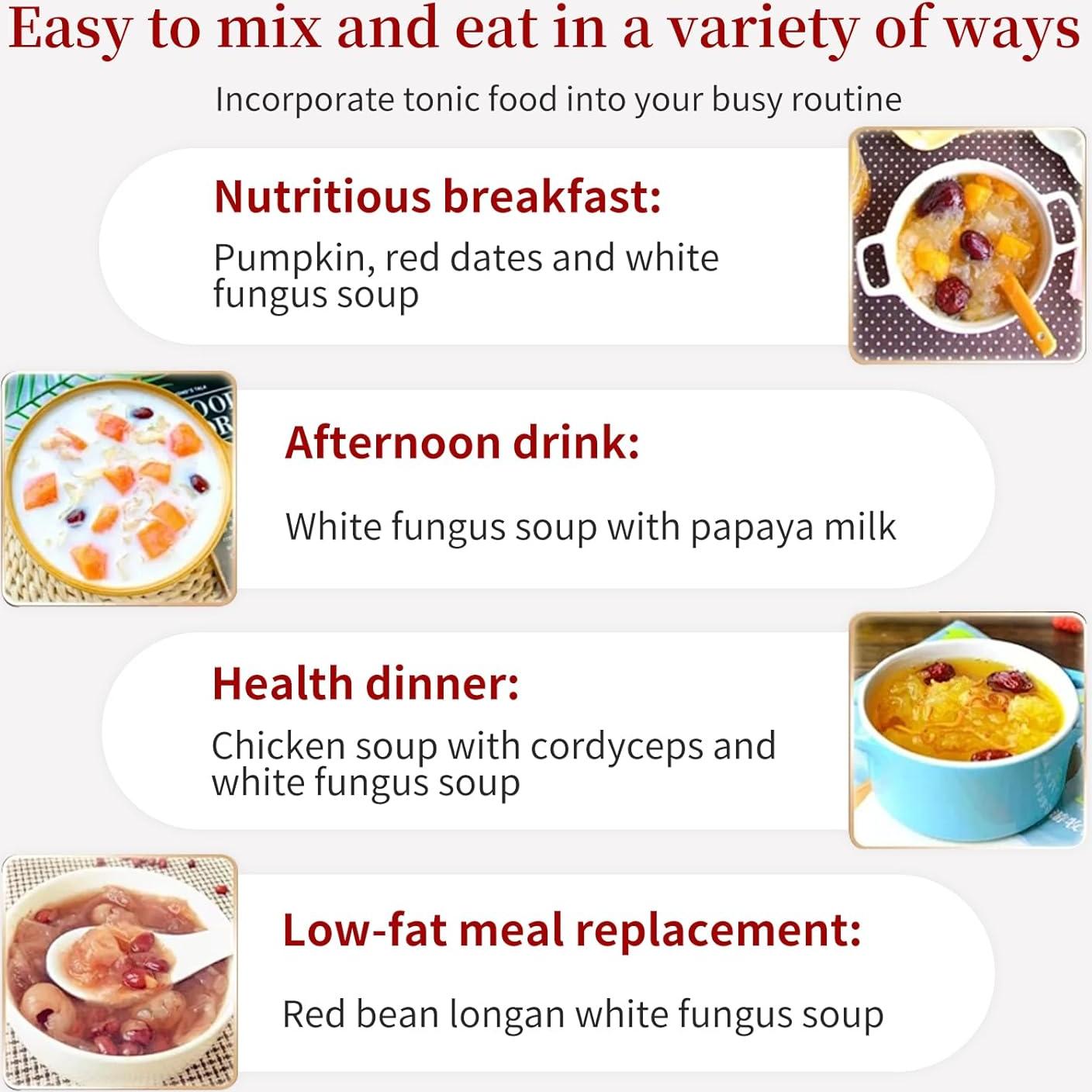 Hongo de Nieve Blanco Seco DOZO 120g - Sin Aditivos, Natural